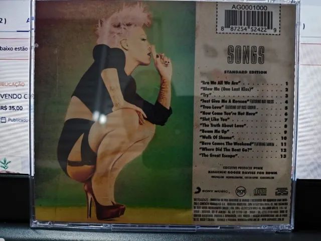 CD ORIGINAL PINK THE TRUTH ABOUT LOVE - Foto 4