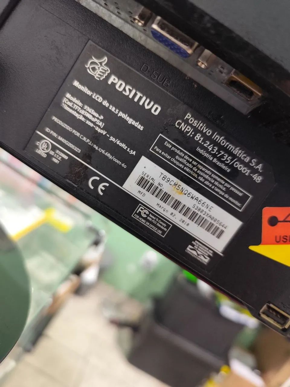 Monitor positivo 9365wa-p64319037325058121