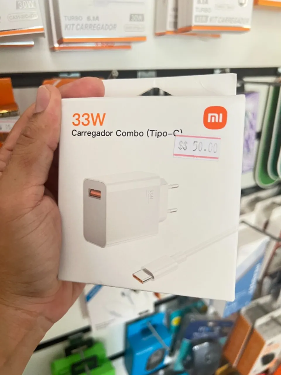 Carregador tipo-C 33W para Xiaomi