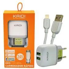 Carregador Rápido Kaidi 2.4A - Novo Compacto promoção  - Foto 2