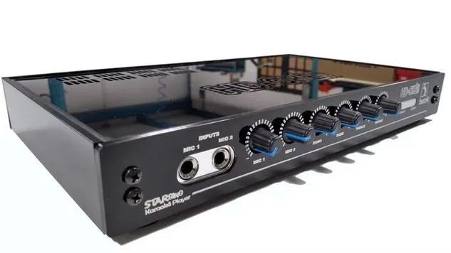 Promoção Videokê BERZEK Starsing (c/ Pontuação) 02 Microfones. 7.978 Músicas. Tenho a Nota