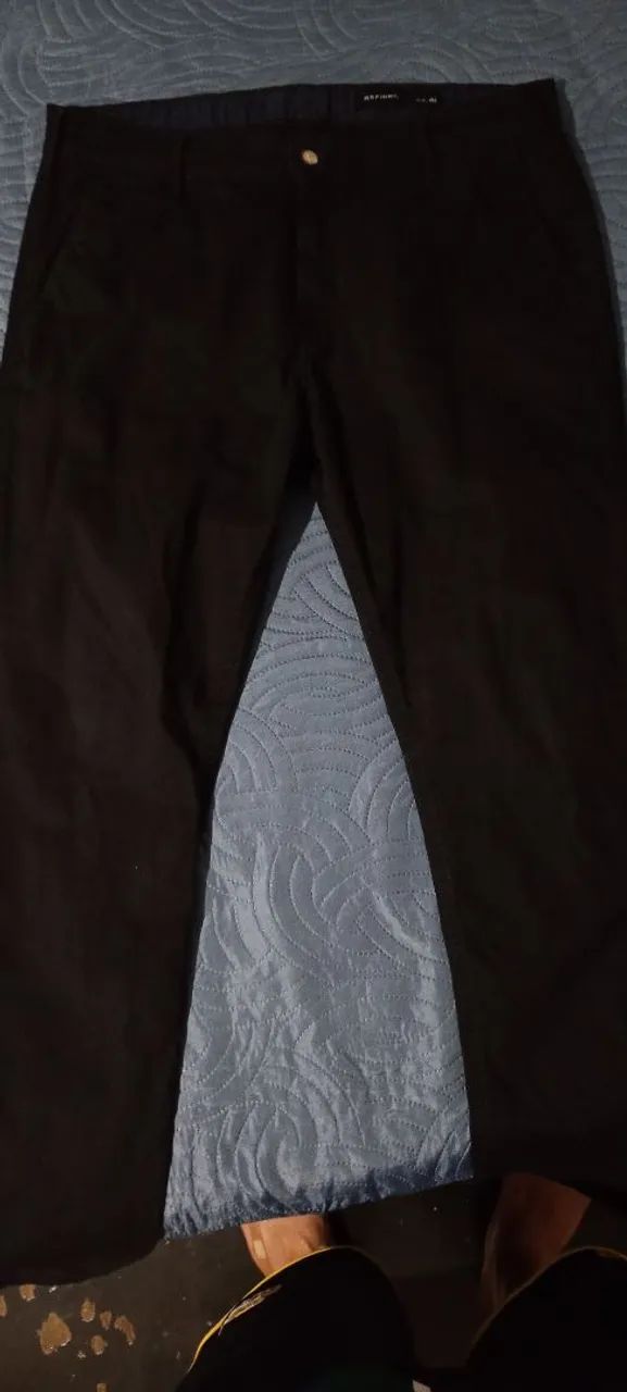 Calça masculina slim