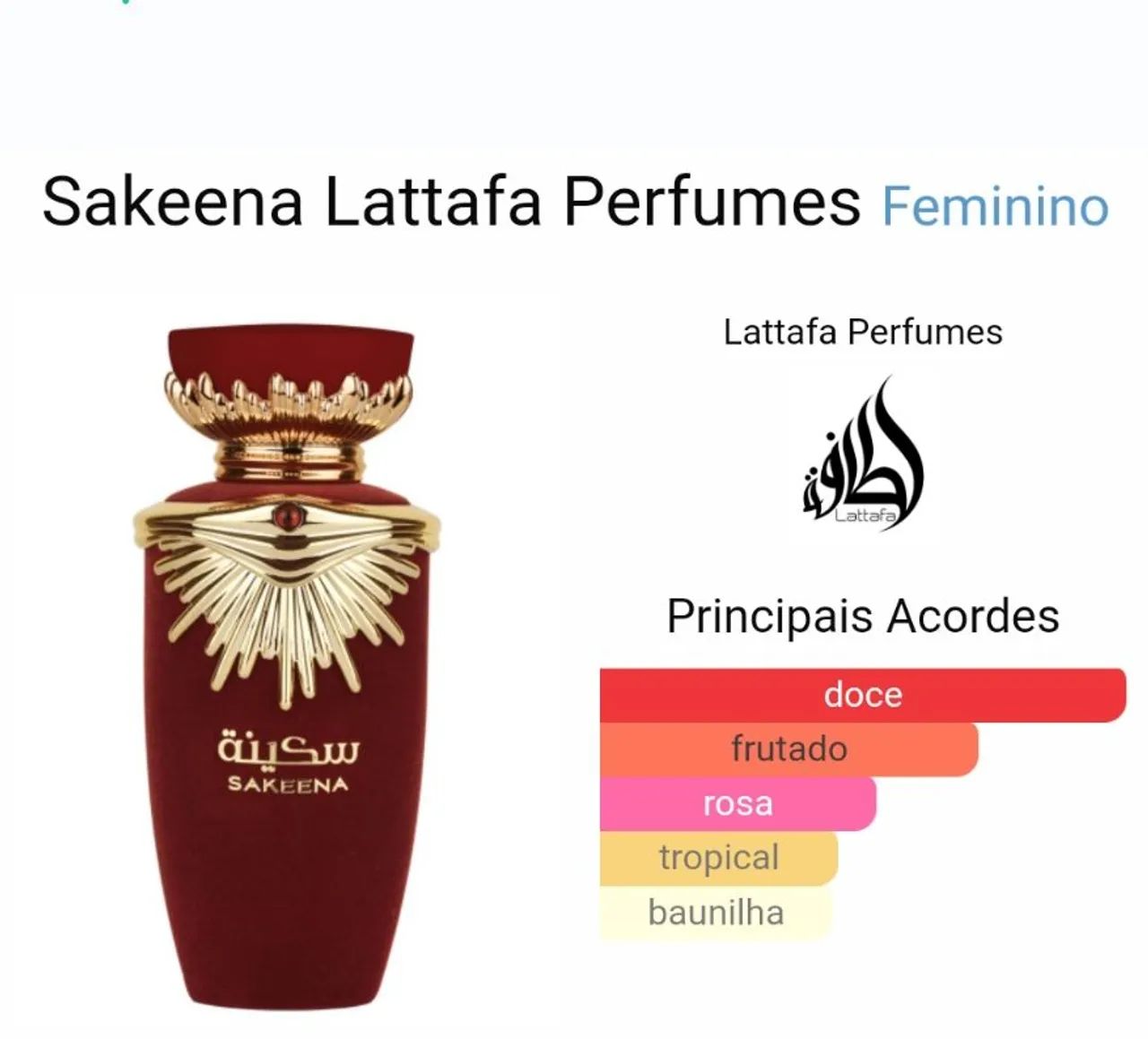 Perfume Árabe sakeena - Original - novos - lacrados  - Foto 2