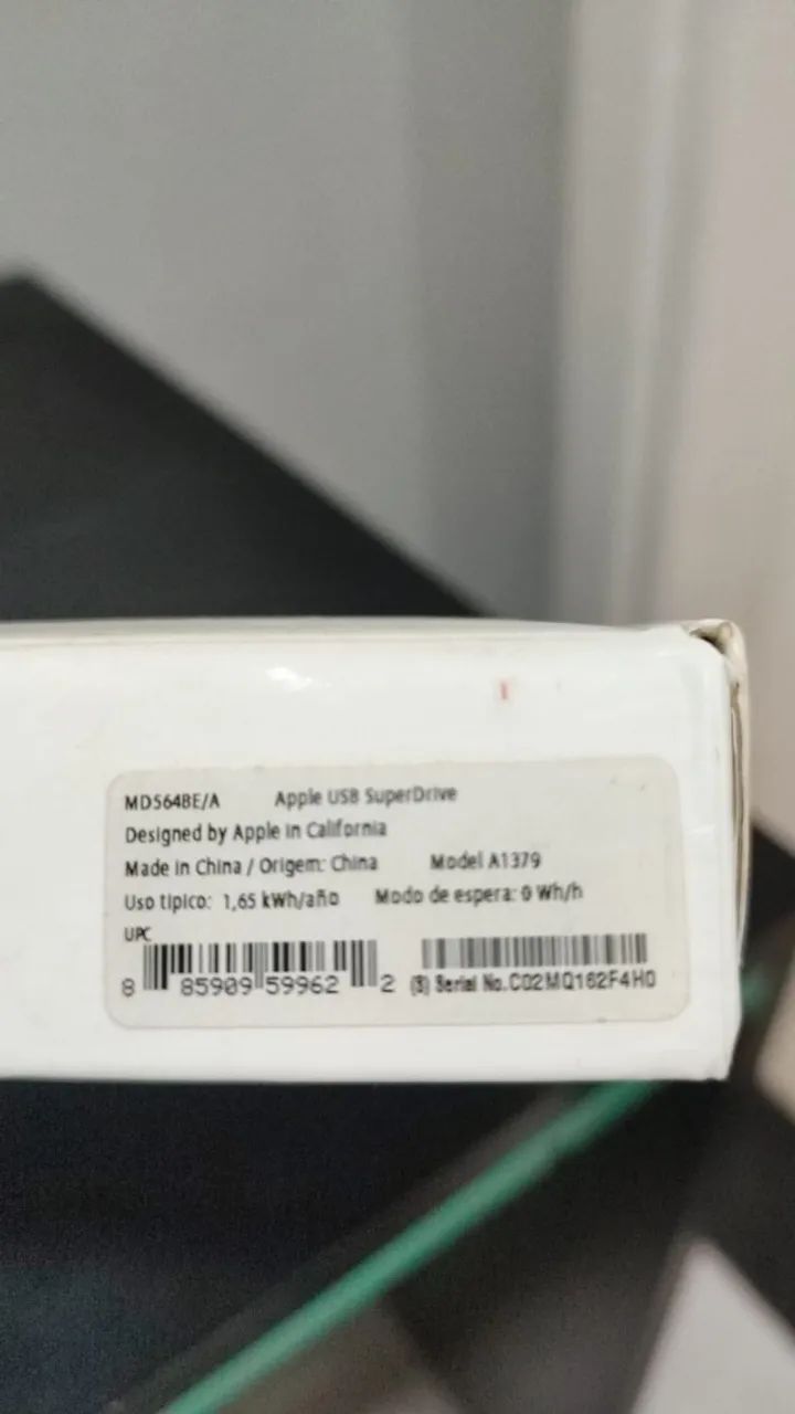 Apple USB SuperDrive A1379 MD564BE/A - Original Apple - Foto 4