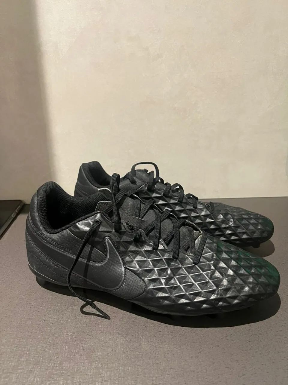 Chuteira Nike Tiempo Preta Campo Chuteira Tiempo Campo Tiempo