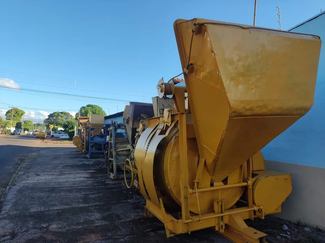Betoneira rotativa