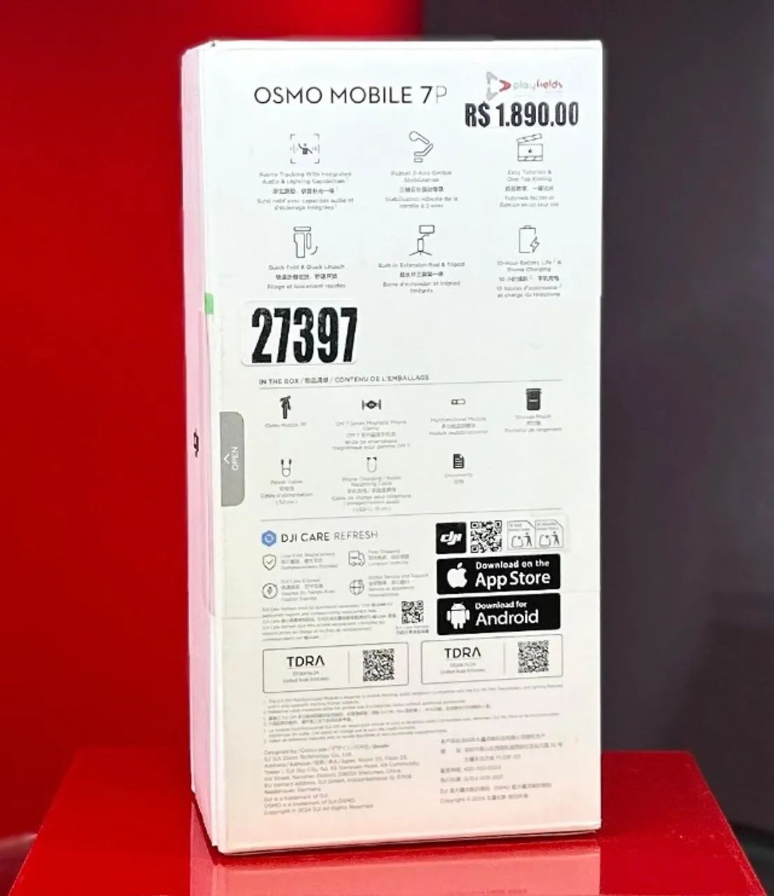 DJI Osmo Mobile 7P - Estabilizador Smartphone - Produto Novo Com Garantia da Loja - Foto 2