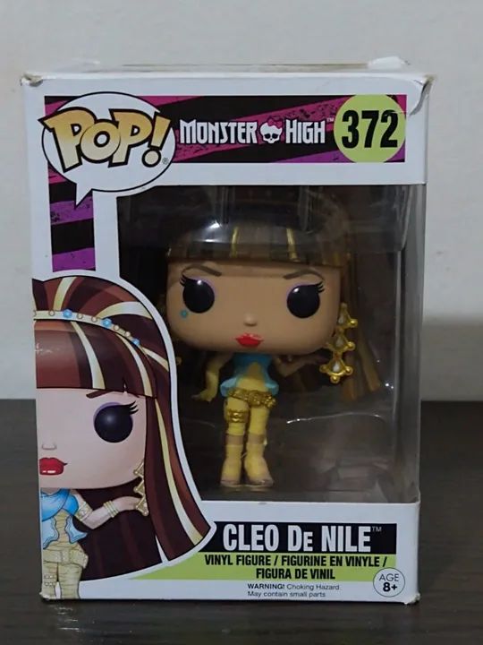 Funko Pop Cleo De Nile 372 Caixa Danificada / Falhas na Pintura - Monster High
