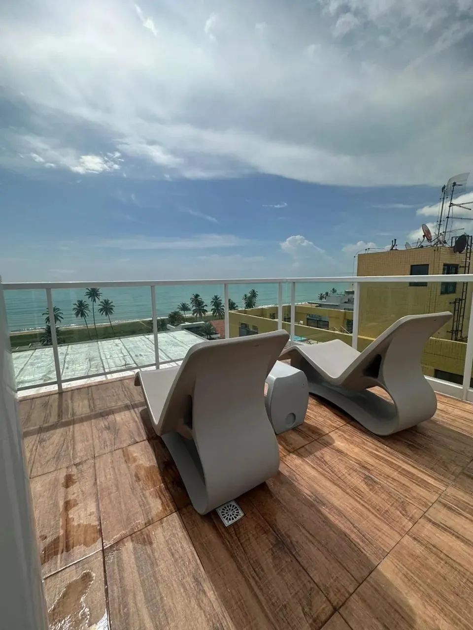 Apartamento mobiliado, Beira mar,  2 quartos, - Foto 3