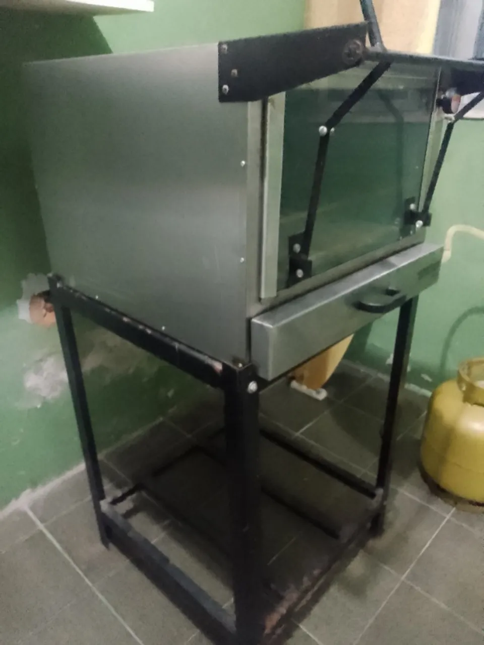 Forno industrial com pedra