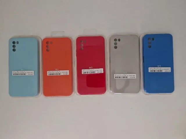 Capas para POCO M3 - Combo de 5 Capas