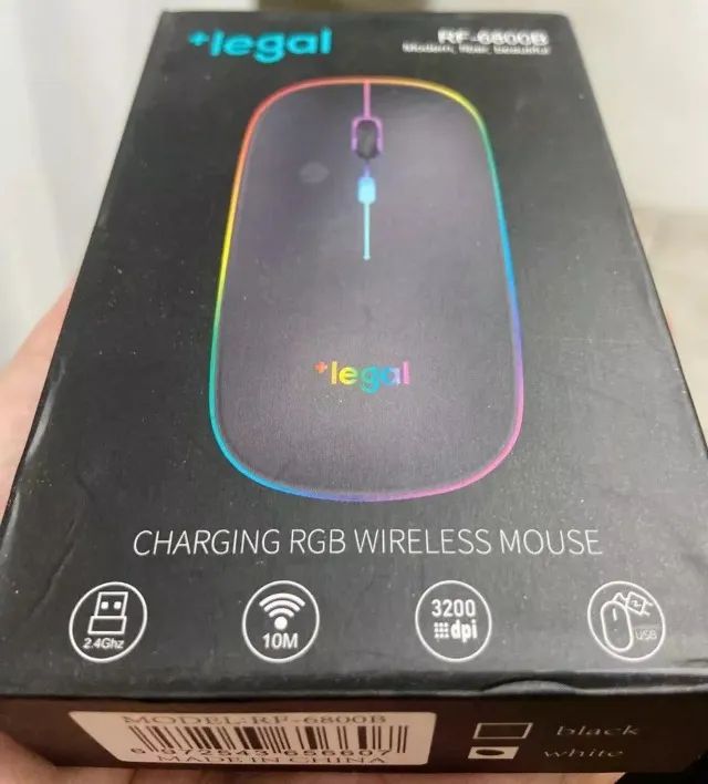Mouse Sem Fio Óptico Ultrafino Slim USB para PC Computador Notebook - Foto 5