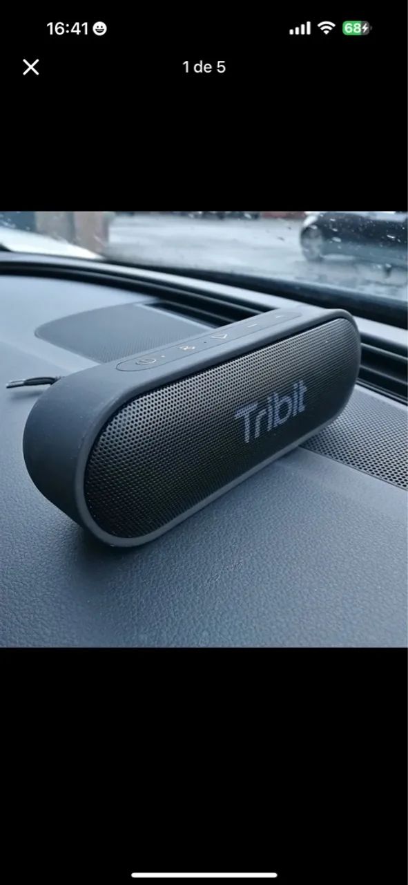 Caixa de Som Bluetooth Tribit Go usada sem a caixa