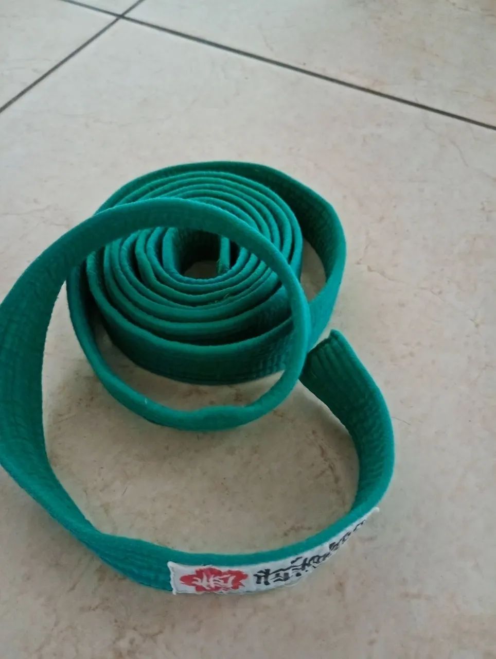 Faixa verde para kimonos  - Foto 4