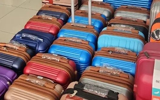 Kit 3 malas de viagem polipropileno (ziper duplo) - Foto 3