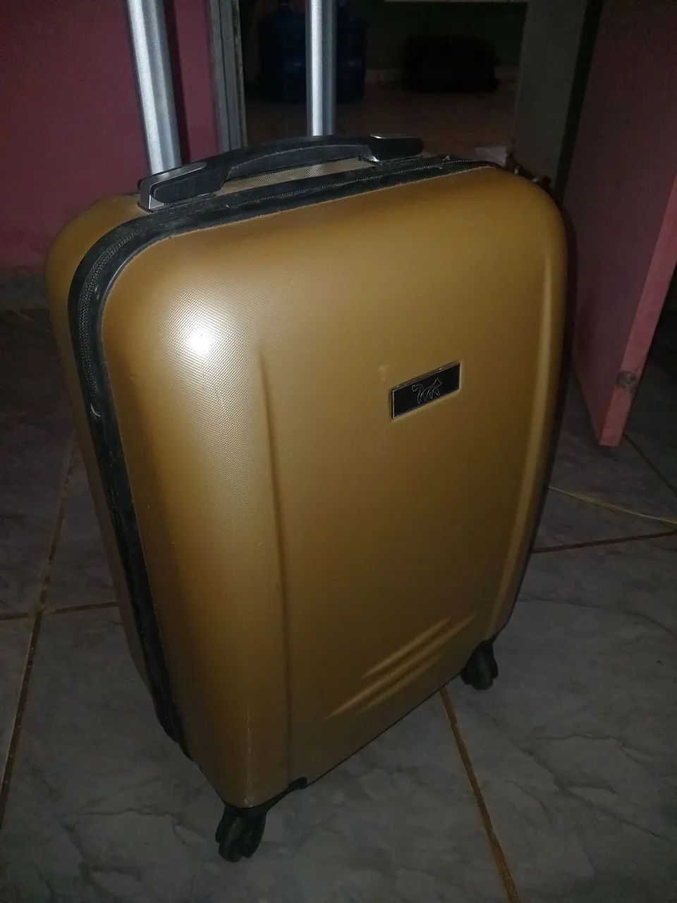 Mala de Viagem Grande Dourada - Foto 2