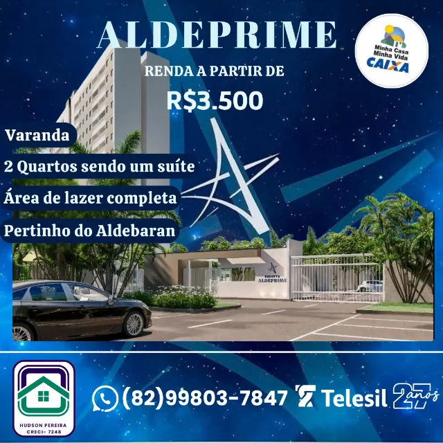Reserva do Aldeprime - Telesil - 2QS Pertinho do Aldebaran