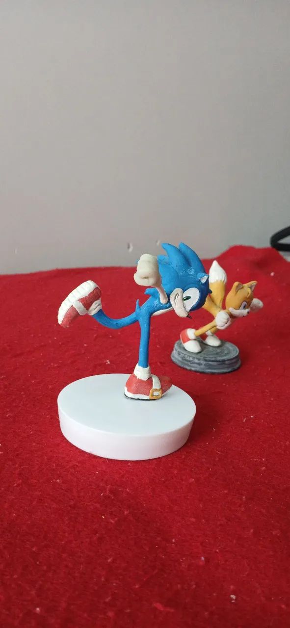 Sonic e Tails mimiatura