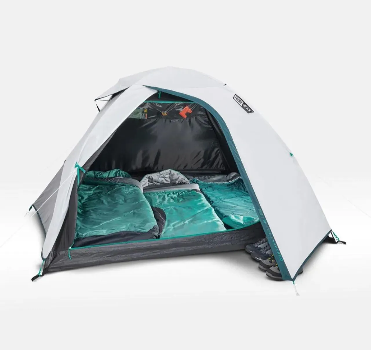 Barraca Quechua Arpenaz Fresh&Black saco de dormir echo