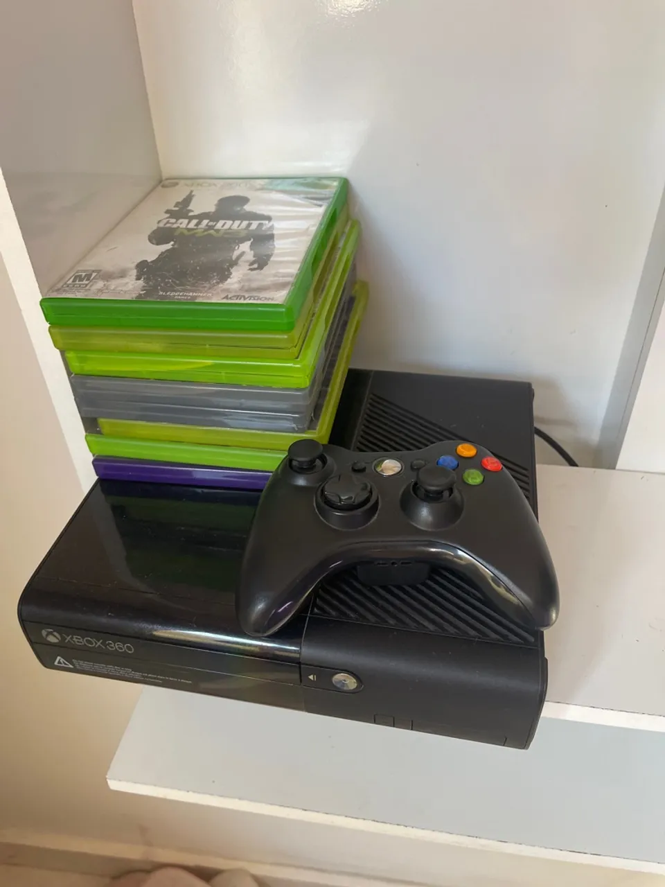 Xbox 360 com Jogos e Controle