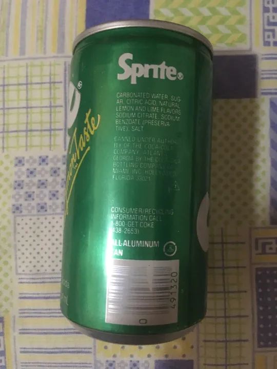 Lata Sprite Importada Free Caffeine  - Foto 4