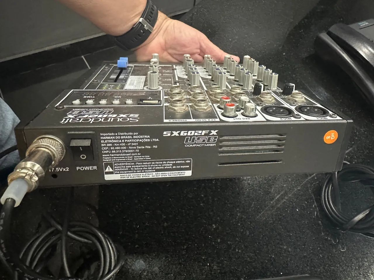 Mesa de Som Soundcraft SX602FX USB - Foto 3