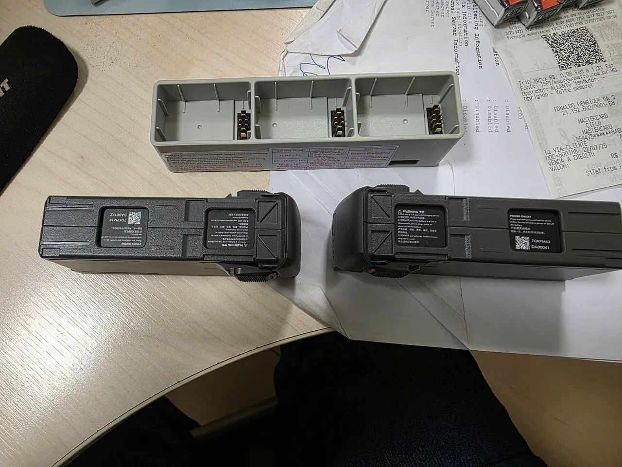 2 Baterias Avata 2 + dock de carregamento 