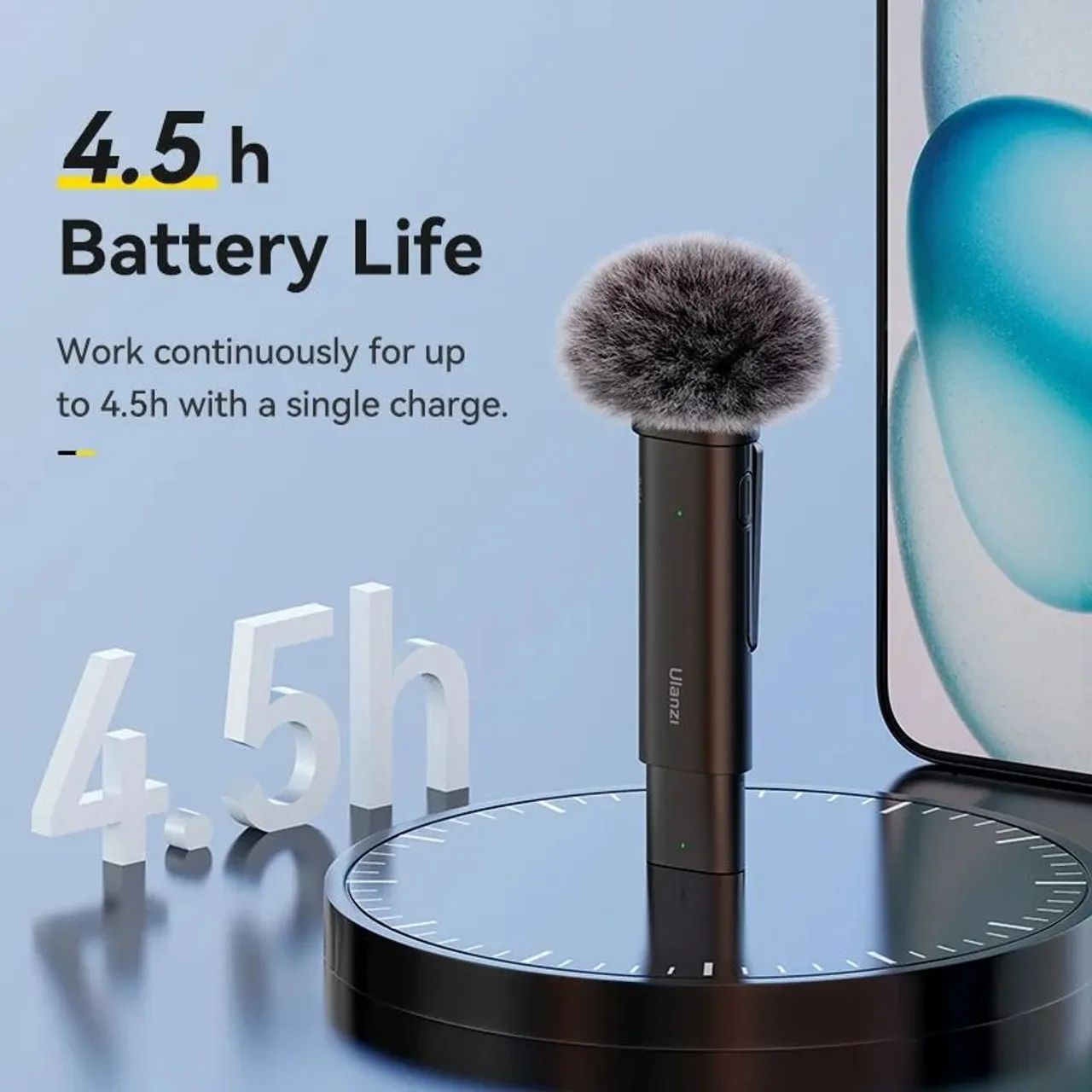 Microfone lapela Ulanzi wm10 para light e tipo c<br> - Foto 2