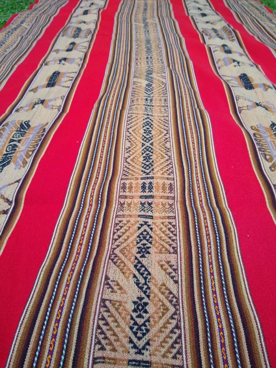 Manta Peruana sofá cama tapete - Foto 2