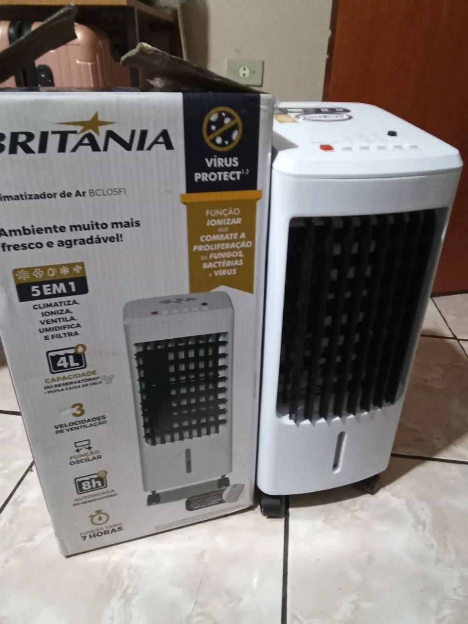 Climatizador de Ar Britânia 5 em 1 BCL05FI