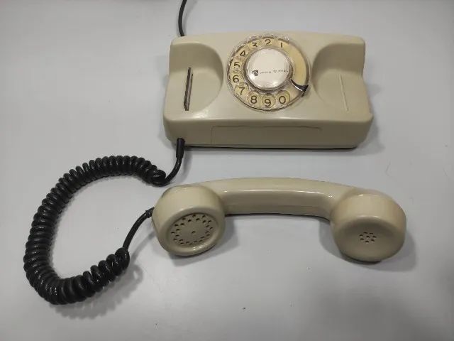 Telefone De Mesa Disco Antigo Telebras Retro Original Blq  (Usado)