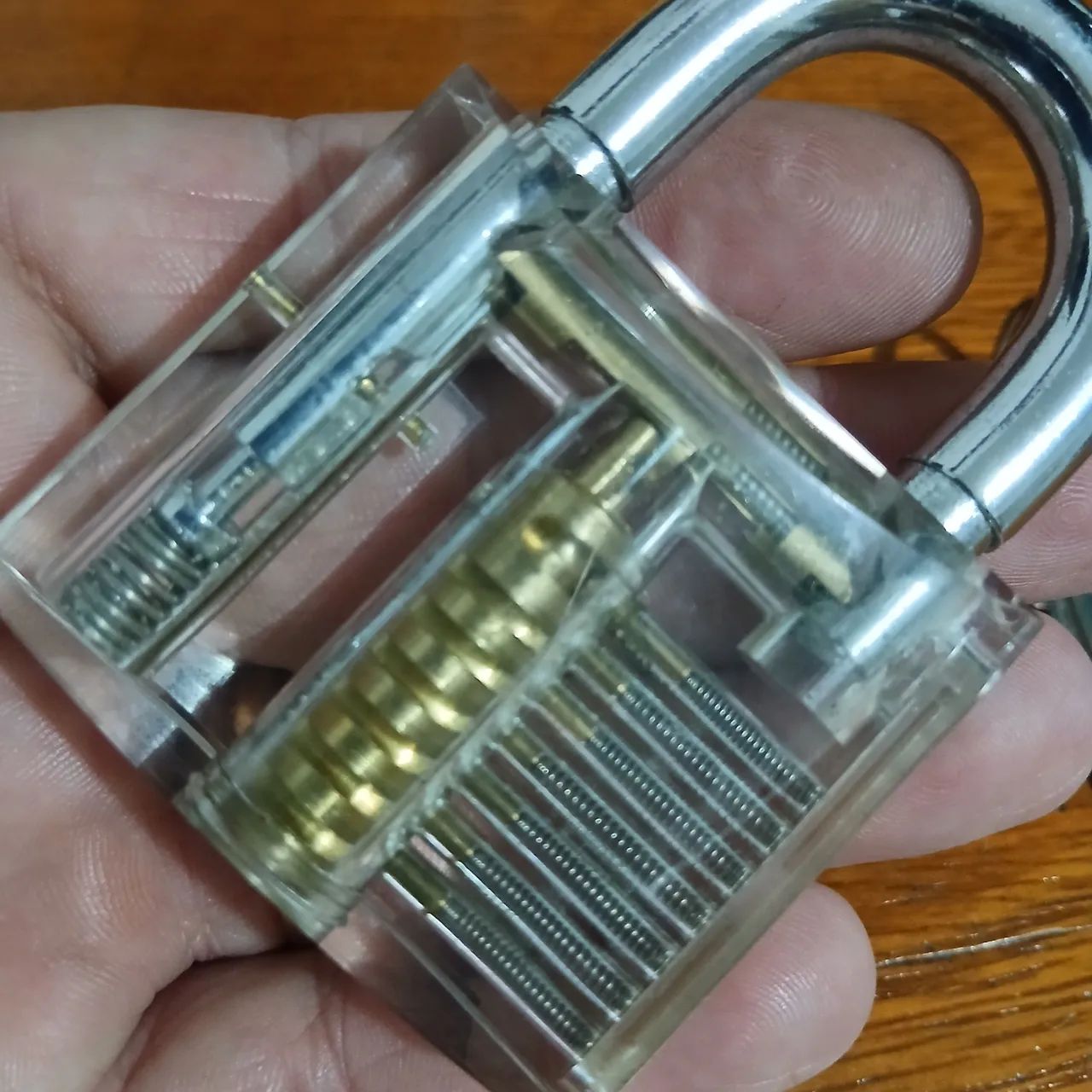 Cadeado Transparente para Aprendizado - Foto 4