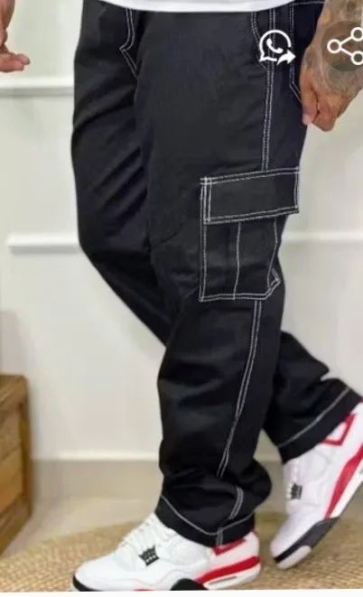 Calça cargo masculina nova sem uso - Foto 2