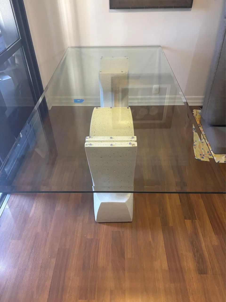 Mesa de vidro para 6 ou 8 pessoas - Foto 3