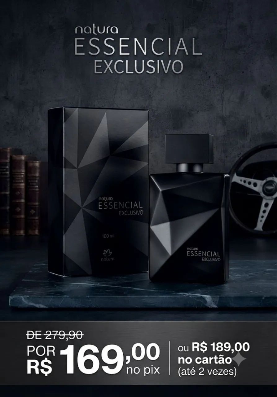 Perfume Essencial exclusivo masculino 