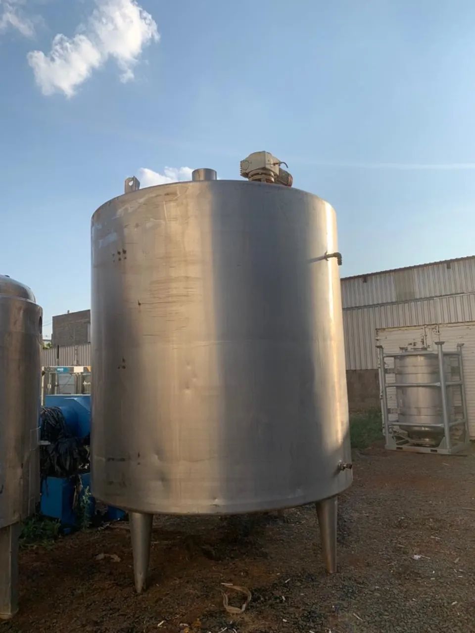 Tanque Misturador Encamisado em Aço Inox Meia Cana com Isolamento Térmico 10m3 - Foto 2