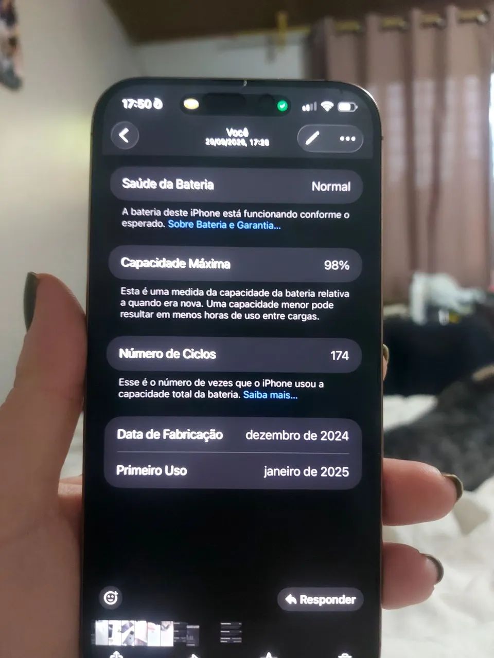 Iphone 16 pro max - deserto - 98% - Foto 2