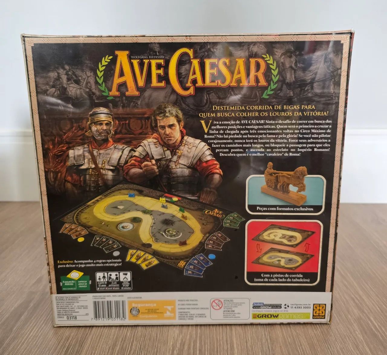 Jogo de Tabuleiro Ave Caesar Grow 03118 Lacrado Nunca Aberto - Foto 3