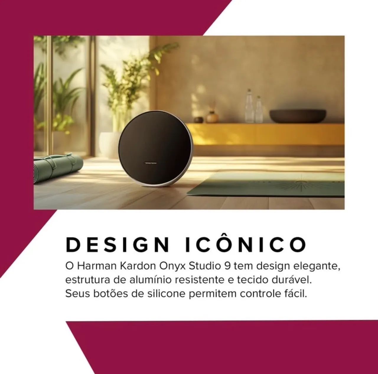 Caixa de Som Harman Kardon Onyx Studio 9 Bluetooth - NOVA | PRONTA ENTREGA | LACRADA - Foto 3