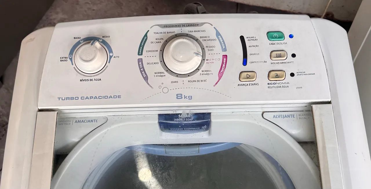 Máquina de lavar usada pequena funcionando perfeitamente  - Foto 4