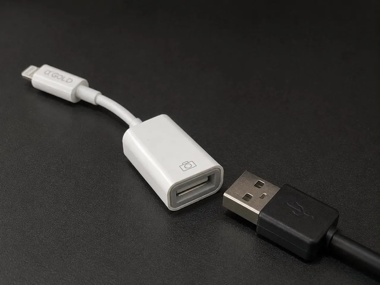 Adaptador OTG Lightning para USB iPhone e iPad - Foto 3