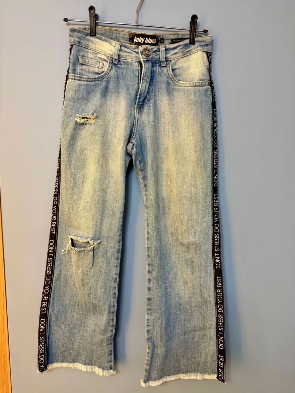 Calça jeans TAM 34 pantacourt 