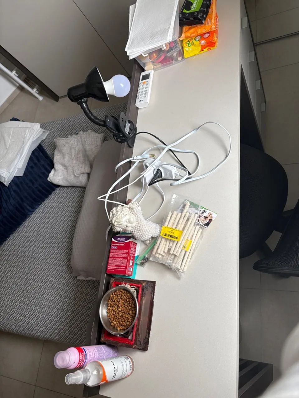 Cama viúva com escrivaninha 4 gavetas com colchão  - Foto 4