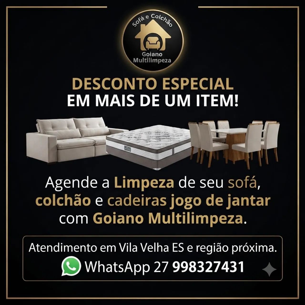 Limpeza Profissional de Sofá e Colchão em Vila Velha ES  - Foto 5