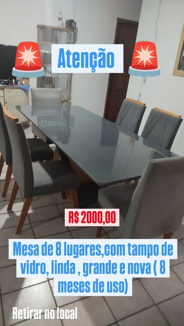 Mesa 8 lugares nova - Foto 2