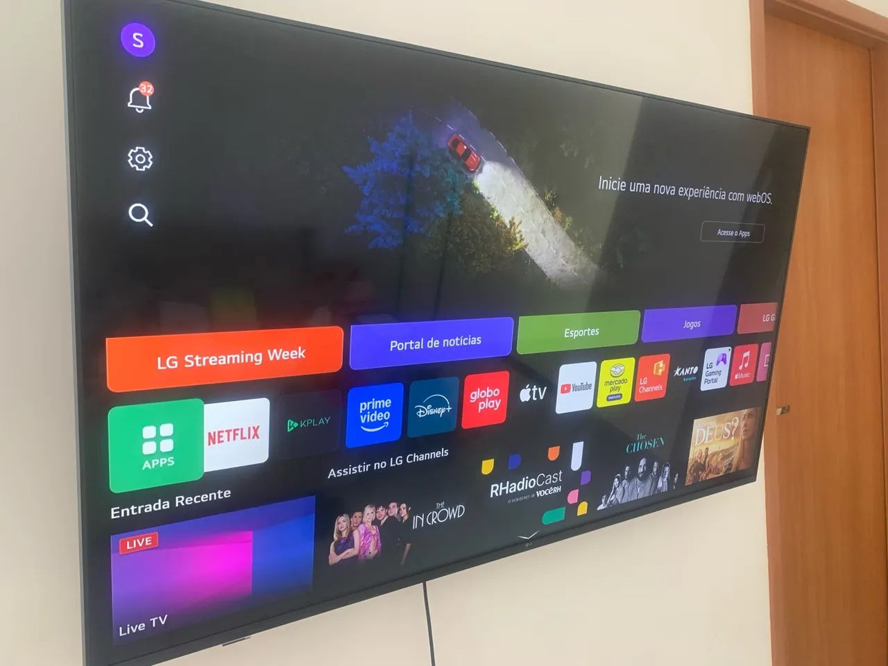 Smart tv - 55 polegadas LG