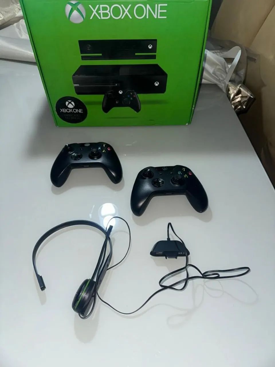 Xbox one usado na caixa 