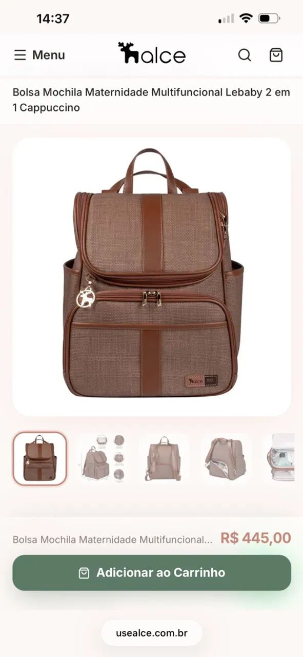 Bolsa mochila maternidade - Foto 3