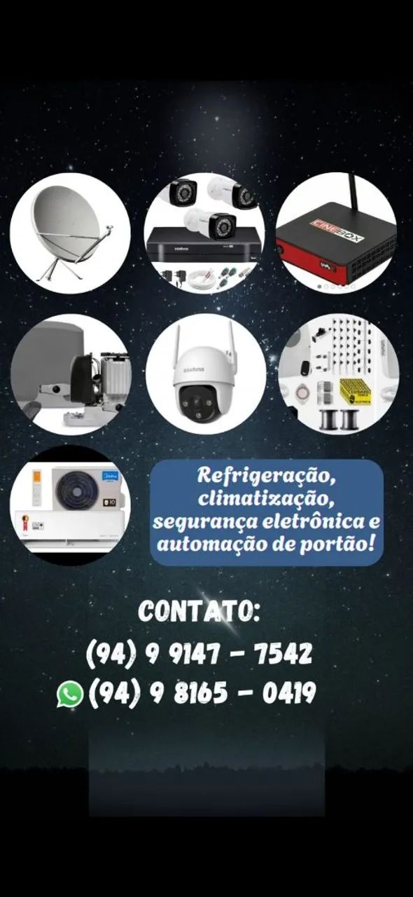 Refrigeração e segurança eletrônica 