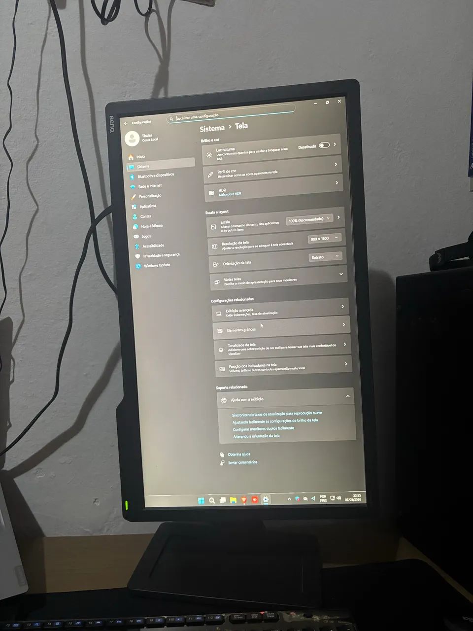 Monitor Ergonômico BenQ 144hz 24 polegadas - Foto 2